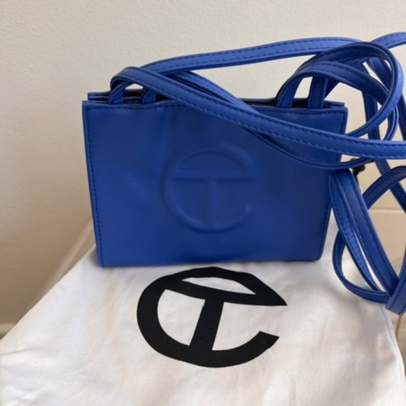 Telfar Mini Blue Shopping Bag - Picture 1 of 1